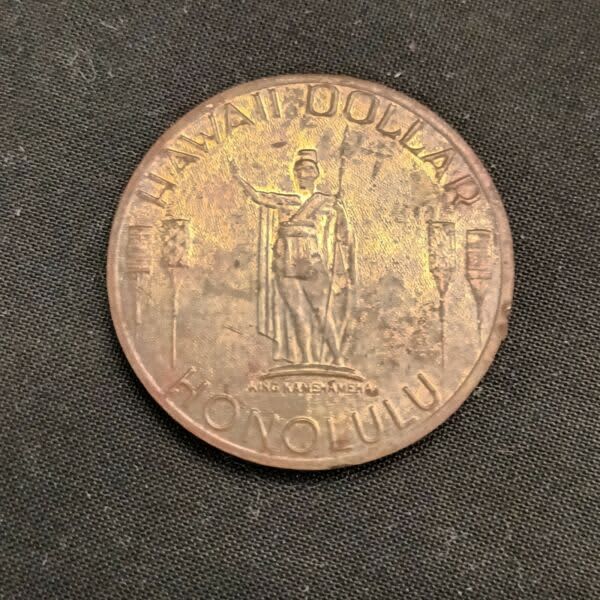 Hawaii Dollar Coin Honolulu Waikiki Beach Diamond Head. Buy My Junk